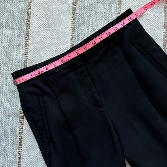 Brunello Cucinelli Black Virgin Wool Blend High Rise Pleated Trousers Women’s 8 - Picture 4 of 9